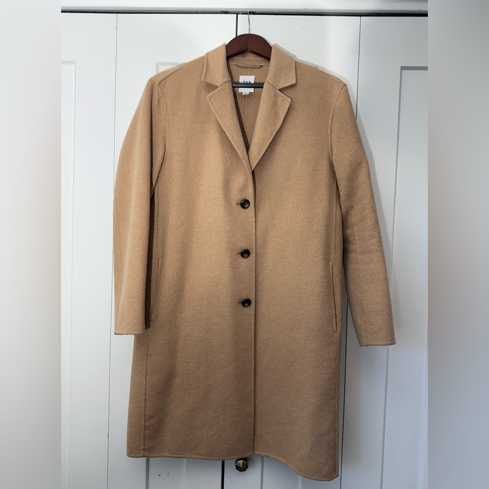 GAP Camel Tan Wool Coat
